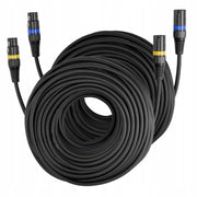 VEVOR XLR CABLE 30.48 M 2 PCS BALANCED MICROPHONE CABLES PROFESSIONAL
