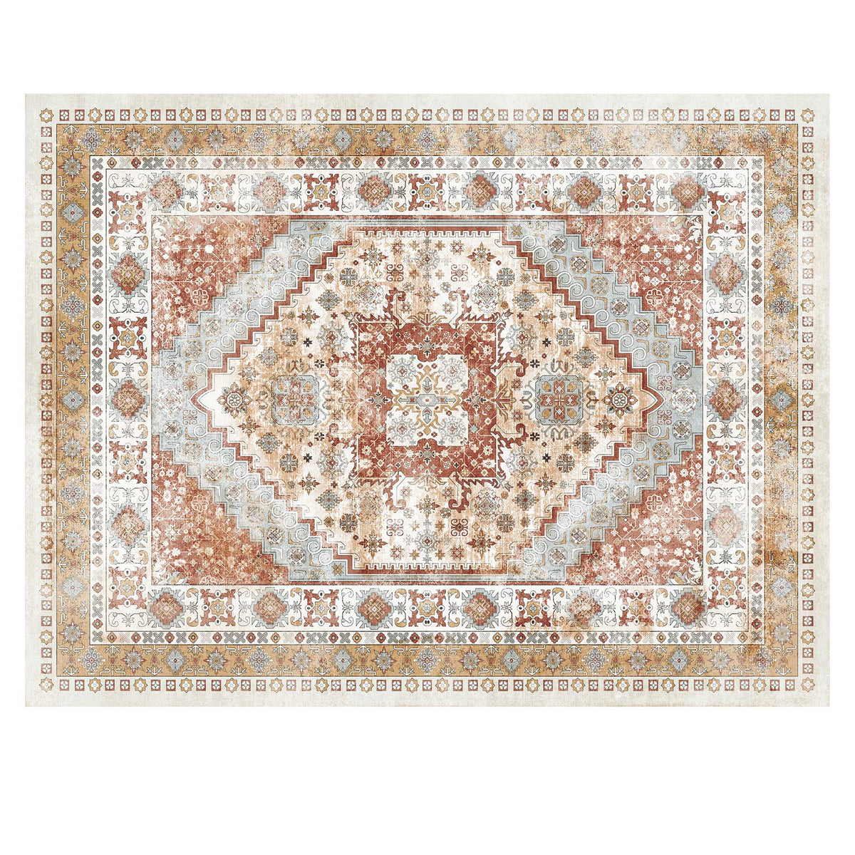 VEVOR CARPET 2743X3658 MM SHORT PILE WASHABLE NON-SLIP