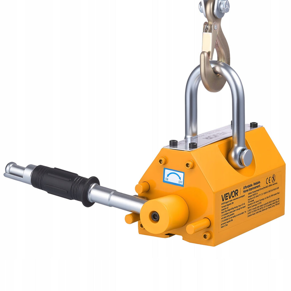 VEVOR 400 KG MAGNETIC LIFT STRONG N42 NEODYMIUM MAGNET WITH HANDLE
