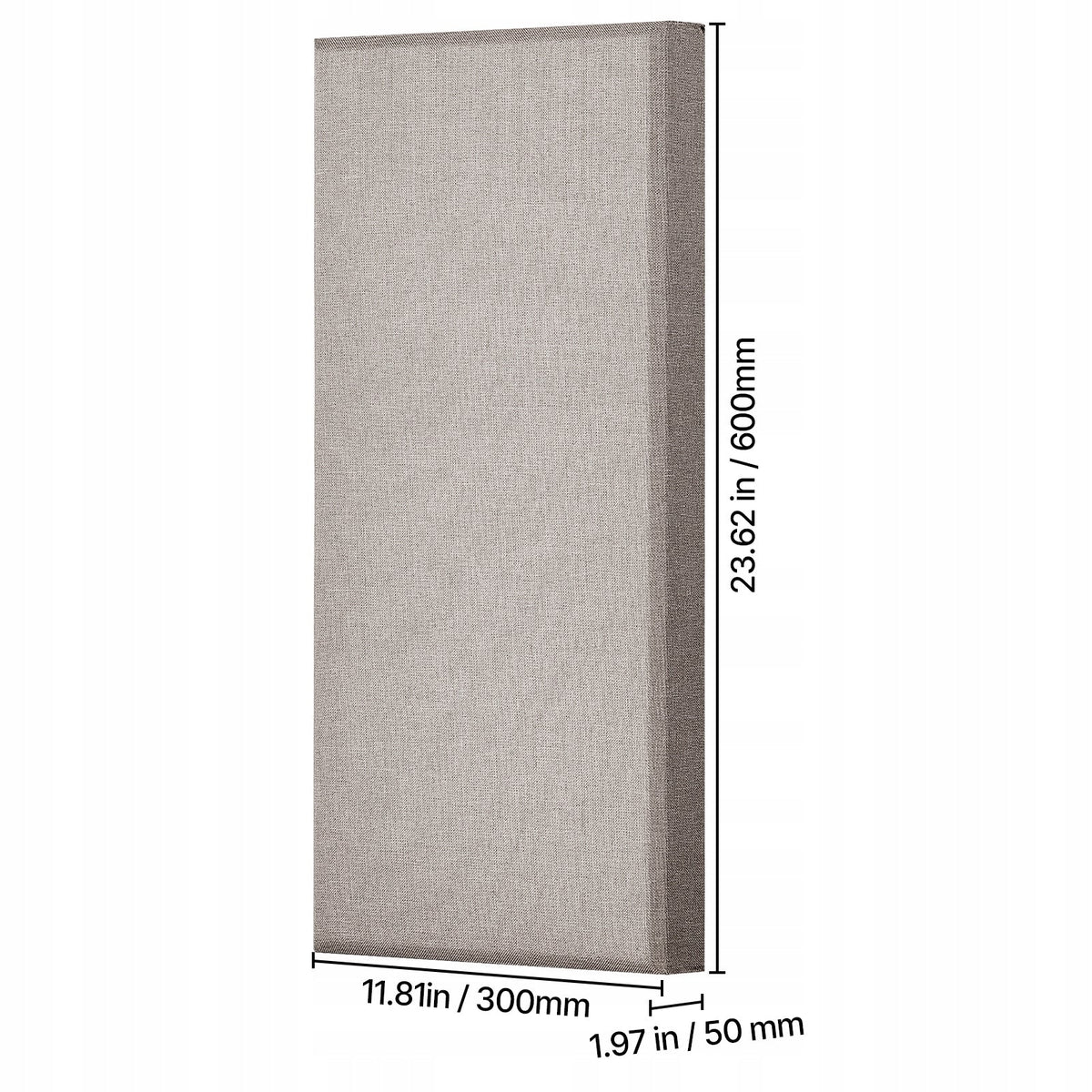 VEVOR ACOUSTIC PANELS 4 PIECES 2 INCH 23.6X12 INCHES STRONG SELF-ADHESIVE