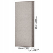 VEVOR ACOUSTIC PANELS 4 PIECES 2 INCH 23.6X12 INCHES STRONG SELF-ADHESIVE
