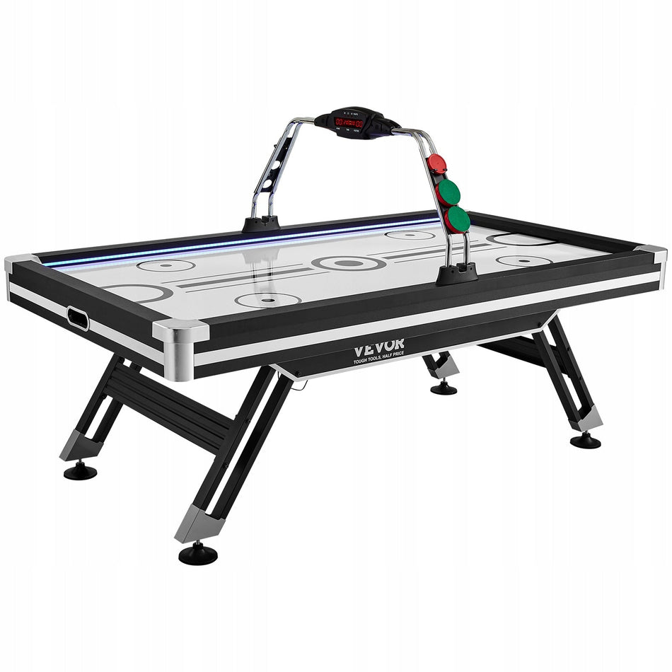 PROFESSIONAL VEVOR LED AIR HOCKEY TABLE WITH ELECTRONIC