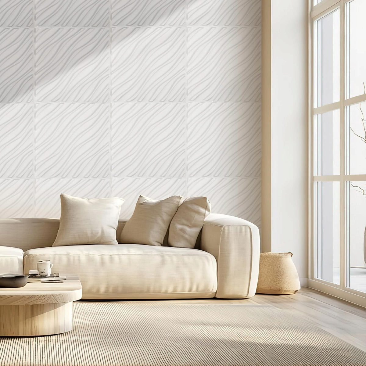 VEVOR 3D WALL PANELS SET OF 12 PIECES 50X50 CM STRONG MODERN DESIGN