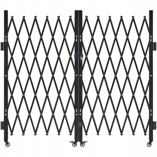 VEVOR PROFESSIONAL DOUBLE FOLDING SECURITY GATE WITH LOCK