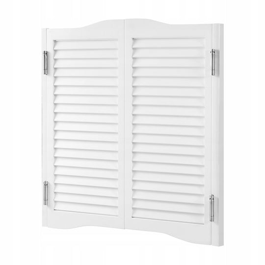 VEVOR SALOON SWING DOORS 900X28X900 MM PINE WOOD WHITE PREMIUM