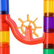VEVOR MARBLE RUN SET 110 PIECES EDUCATIONAL MAZE GAME WITH LIGHTS