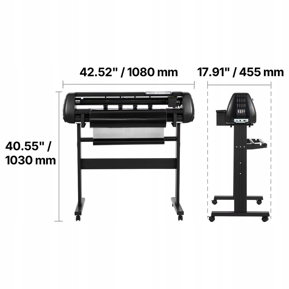 VEVOR PROFESSIONAL VINYL CUTTING MACHINE 87 CM DUAL BLADE PRECISION