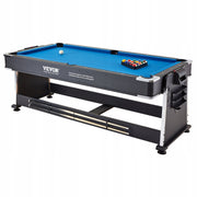 VEVOR 3-IN-1 MULTIFUNCTIONAL ROTARY BILLIARDS HOCKEY PING PONG TABLE PREMIUM