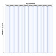 PROFESSIONAL VEVOR PVC STRIP CURTAIN 1830X2134 MM 2 MM THICKNESS BEST