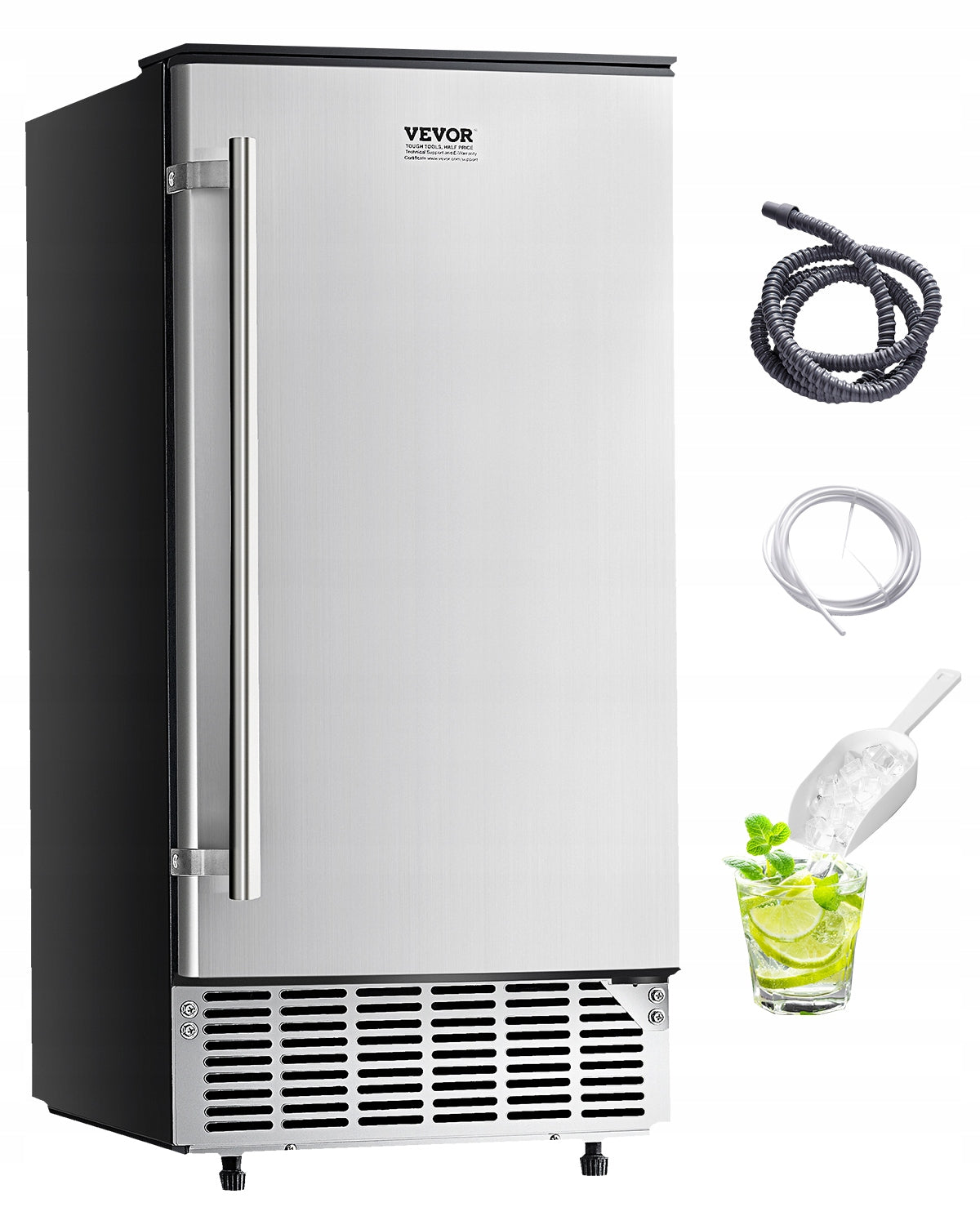 VEVOR 36KG/DAY UNDERCOUNTER ICE MAKER POWERFUL PROFESSIONAL