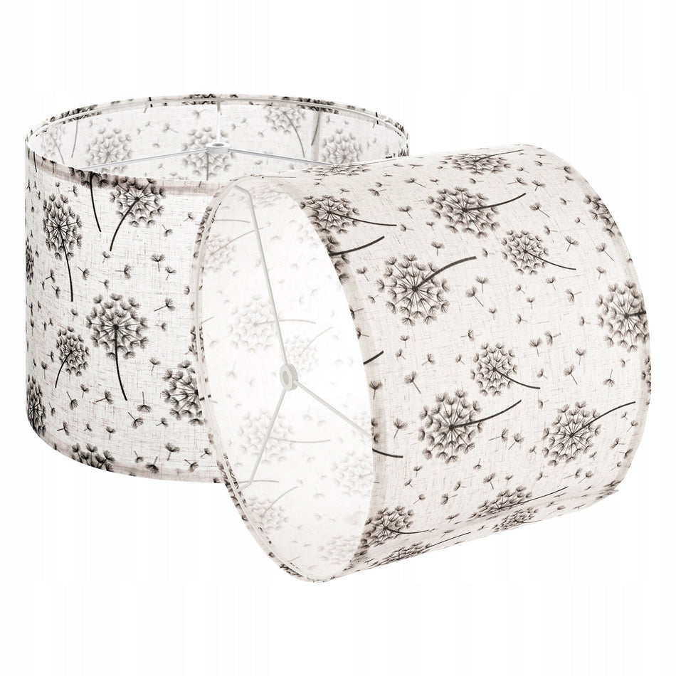 PREMIUM DRUM LAMPSHADE VEVOR 33X33X25 CM 2 PCS LINEN STABLE E14 E26 E27