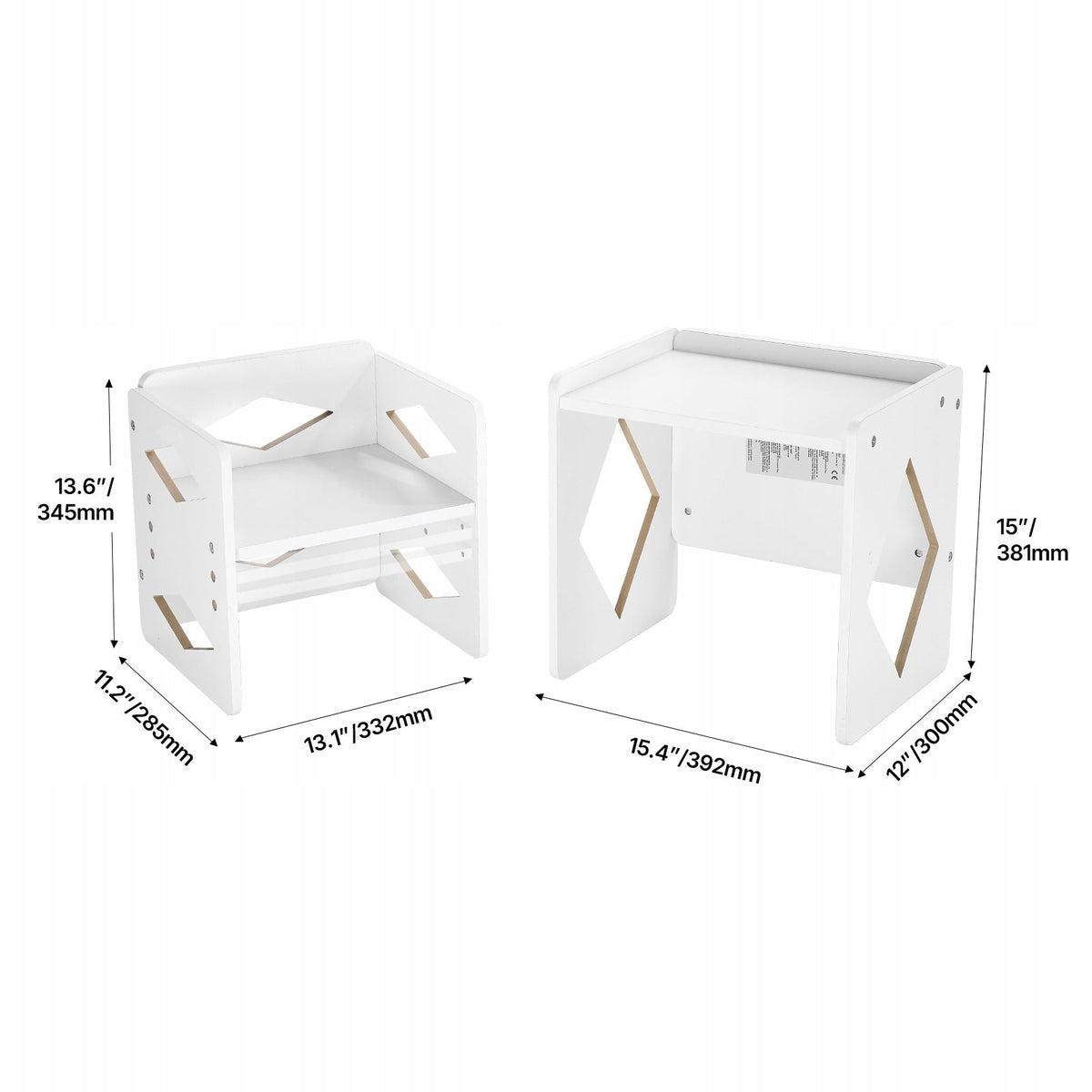 PREMIUM VEVOR MONTESSORI ADJUSTABLE TABLE AND CHAIR SET FOR TODDLERS