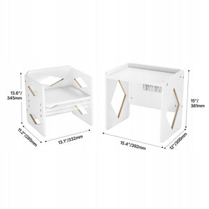 PREMIUM VEVOR MONTESSORI ADJUSTABLE TABLE AND CHAIR SET FOR TODDLERS