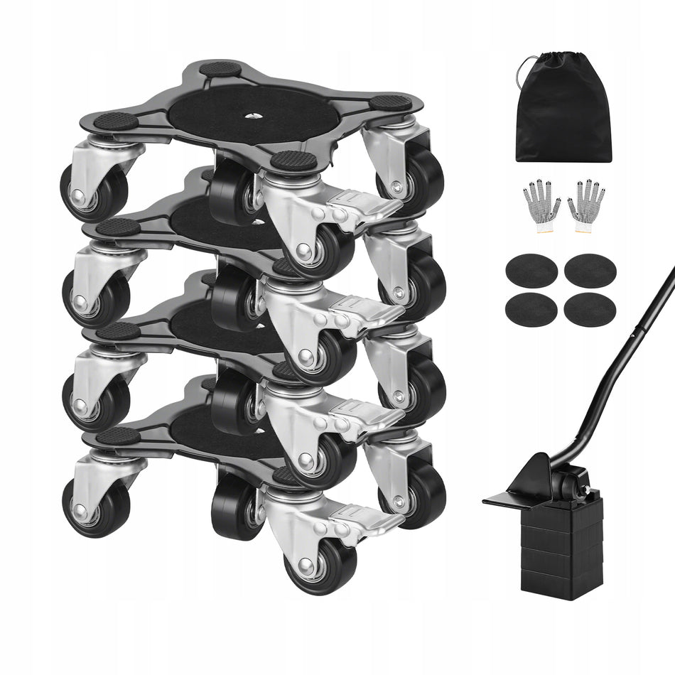 VEVOR FURNITURE MOVER 158X158X65 MM HEAVY DUTY BEST 544 KG 4 PIECES