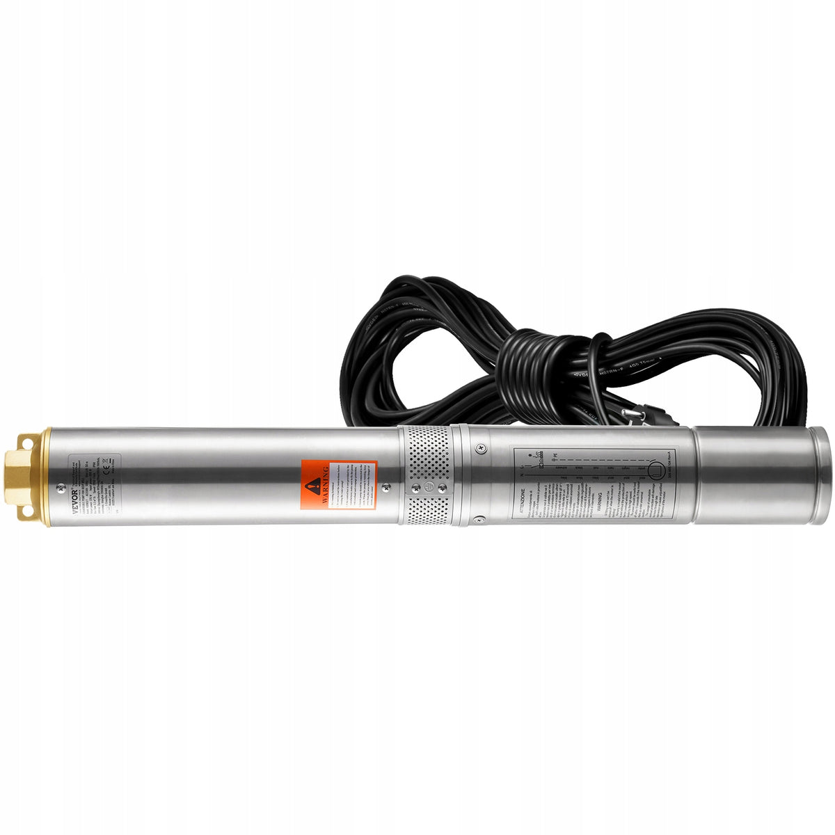 VEVOR 370W 230V 50HZ POWERFUL STAINLESS STEEL SUBMERSIBLE DEEP WELL PUMP