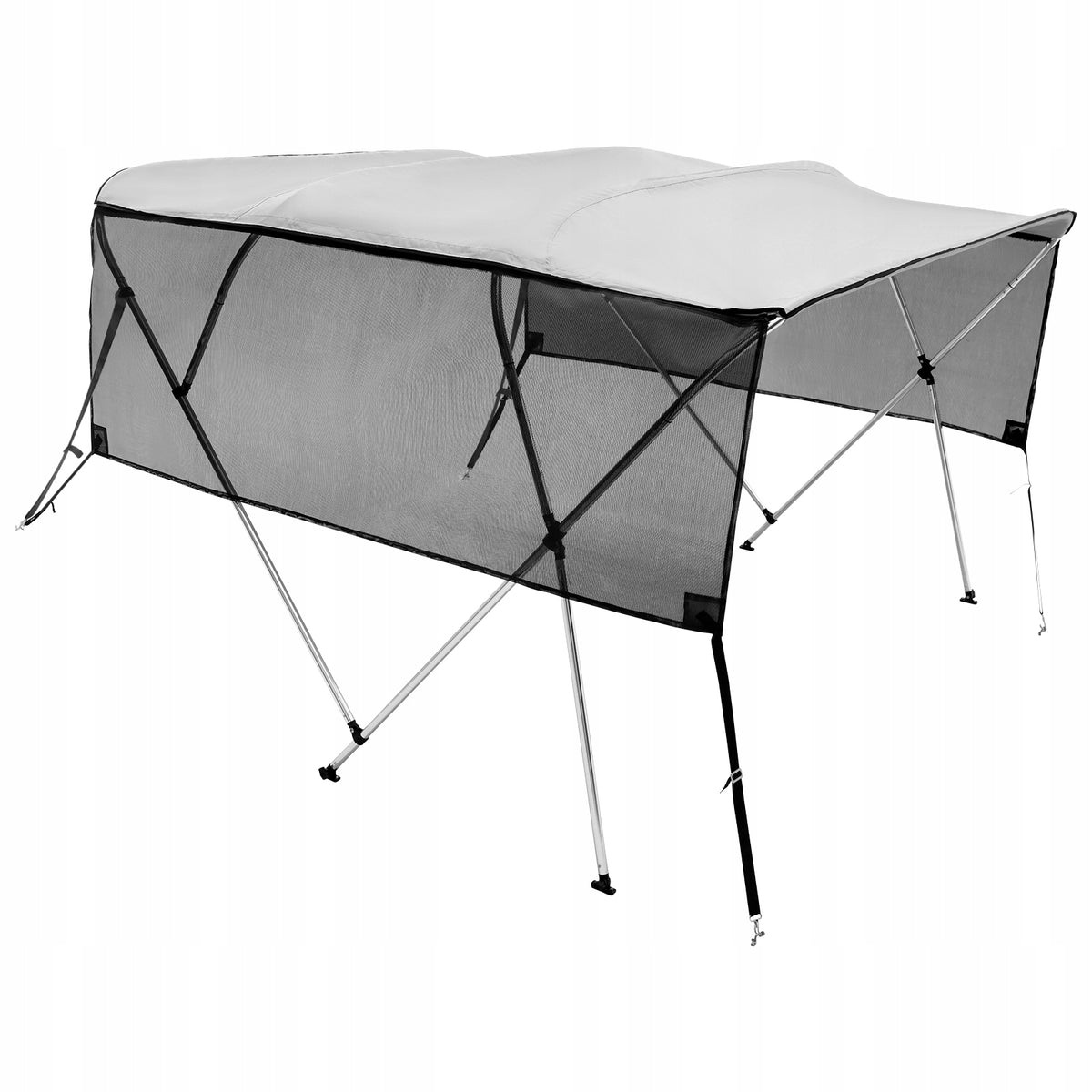 VEVOR BIMINI TOP BOAT COVER 4 ARCHES 216-228 CM STURDY LIGHTWEIGHT