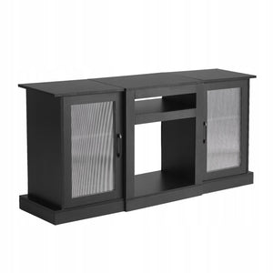 VEVOR TV STAND UP TO 65 INCHES STRONG TABLE WITH LIGHTING