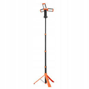 VEVOR LED CONSTRUCTION LAMP WITH TRIPOD 2200 LUMENS 8AH RECHARGEABLE BATTERY IP65
