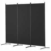 VEVOR 3-Panel Folding Room Divider Strong Black