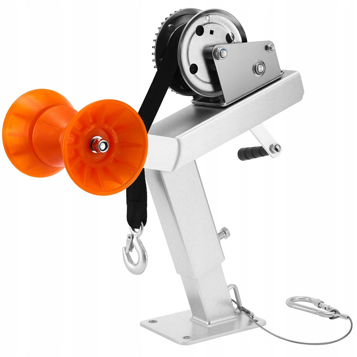 VEVOR BOAT TRAILER WINCH STAND WITH ROLLER AND 544 KG GALVANIZED WINCH