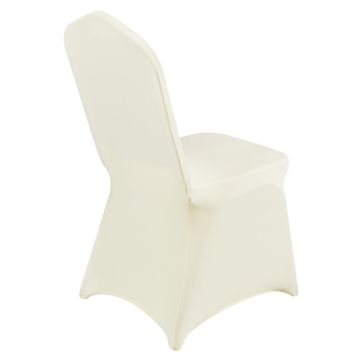 VEVOR 50 PCS FOLDING CHAIR COVERS ELASTIC SPANDEX COLOR BONE