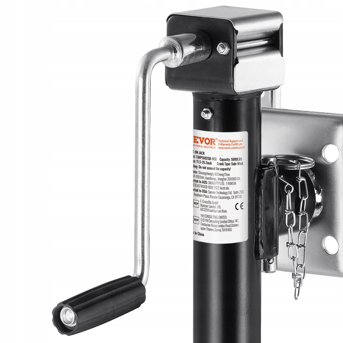 VEVOR TRAILER JACK 2267 KG CAPACITY HEAVY DUTY STEEL TRAILER SUPPORT