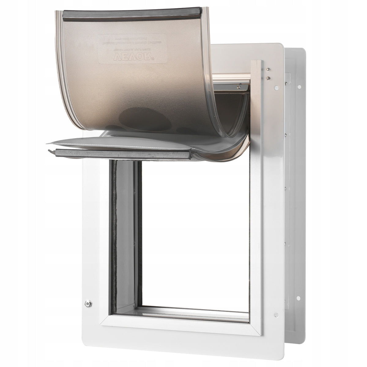 VEVOR DOG DOOR PET FLAP METAL FRAME WITH 3-FLAP LOCK 236MM