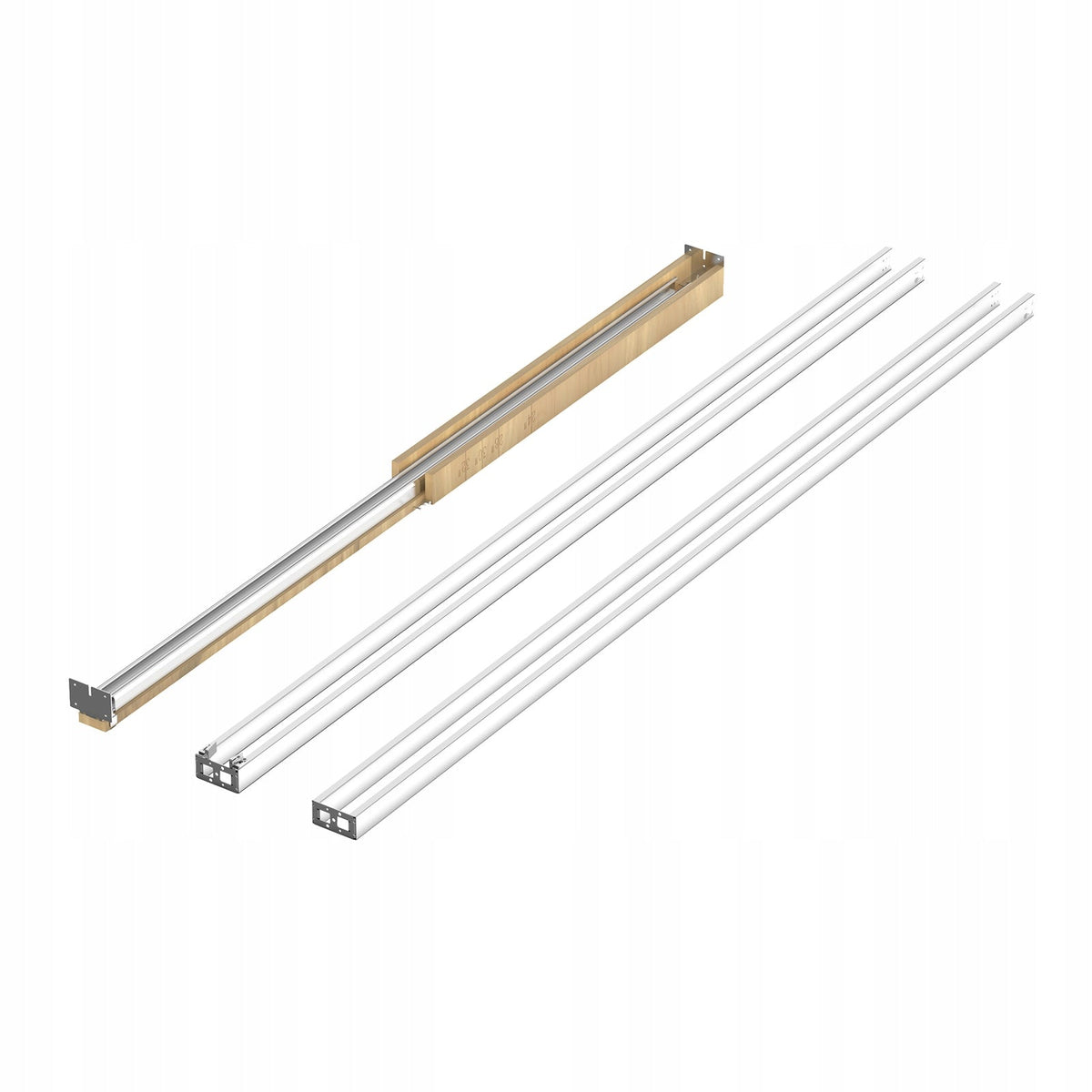 VEVOR SLIDING DOOR FRAME KIT 610-914MM SOFT CLOSE STEEL