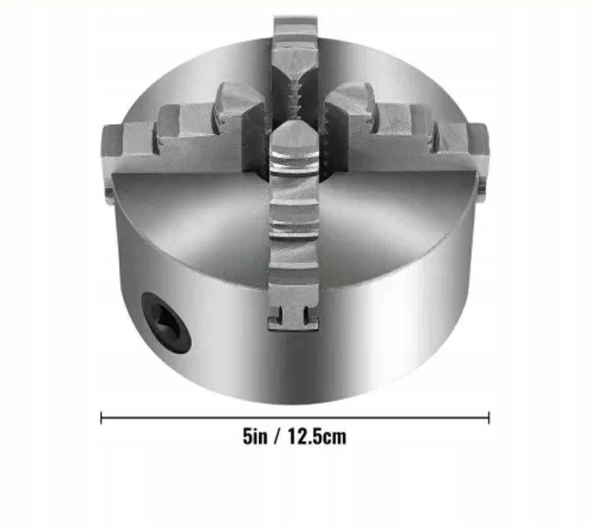 VEVOR 4-JAW LATHE CHUCK 200 MM SELF-CENTERING CAST IRON STRONG