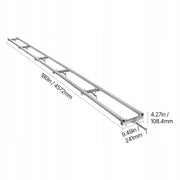 PROFESSIONAL VEVOR 4.5M 6 SETS ALUMINUM RAIL GUIDE SYSTEM