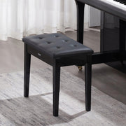 VEVOR PIANO STOOL WITH STORAGE ADJUSTABLE BENCH STRONG 560X350X485MM