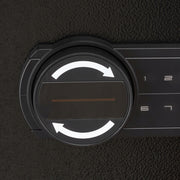 VEVOR WALL SAFE WITH PASSWORD AND KEY STRONG STEEL HOUSING 3 SHELVES LED