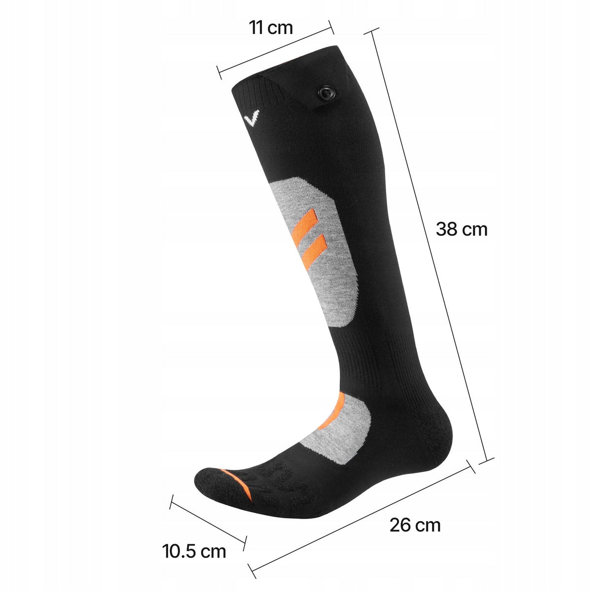 VEVOR HEATED SOCKS XL 5000MAH RECHARGEABLE 4 TEMPERATURE LEVELS