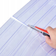 VEVOR PROFESSIONAL PVC STRIP CURTAIN 45 72M X 30CM CLEAR STRONG