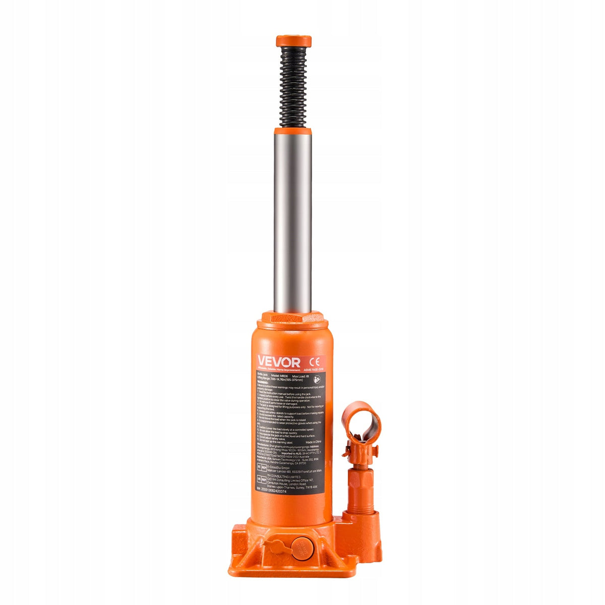 VEVOR 6T HYDRAULIC BOTTLE JACK POWERFUL COMPACT VALVE