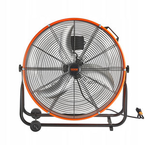 VEVOR 24 INCH DRUM FAN 3 SPEEDS 8700 CFM 360 DEGREE TIMER