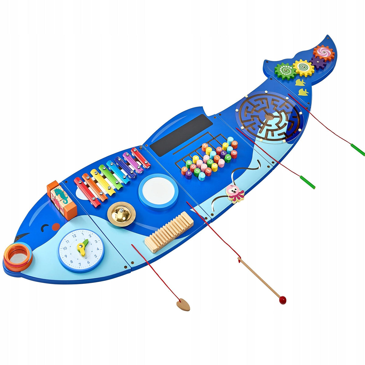 VEVOR ORCA ACTIVITY WALL EDUCATIONAL BOARD 12 PREMIUM MONTESSORI GAMES