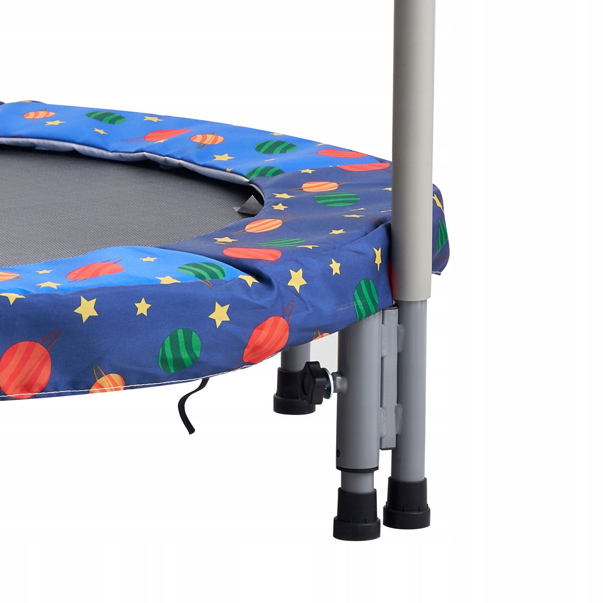 VEVOR 91 44 CM CHILDREN'S FOLDABLE TRAMPOLINE BLUE STRONG STEEL FRAME