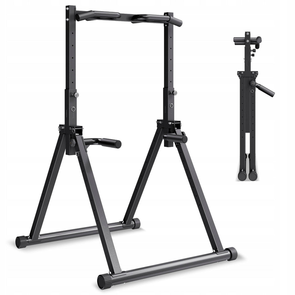 VEVOR FOLDABLE PULL UP BAR 150 KG ADJUSTABLE FITNESS STATION