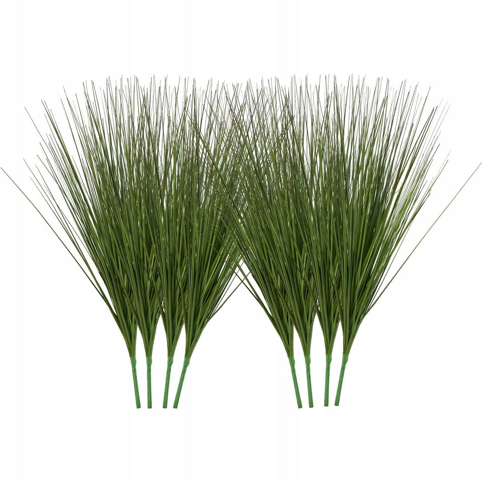 VEVOR ARTIFICIAL ONION GRASS 686MM 8PCS REALISTIC GREEN PVC