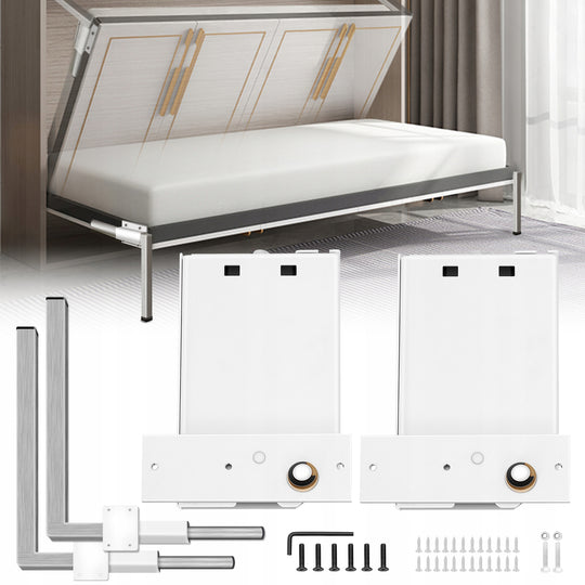 VEVOR WALL MOUNT SPRING MECHANISM MURPHY BED FITTINGS KIT HEAVY DUTY 250KG