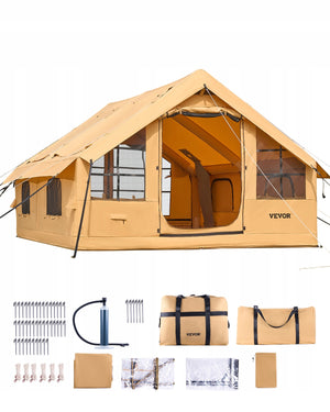 VEVOR INFLATABLE CAMPING TENT 5-8 PERSON WITH PREMIUM HAND PUMP