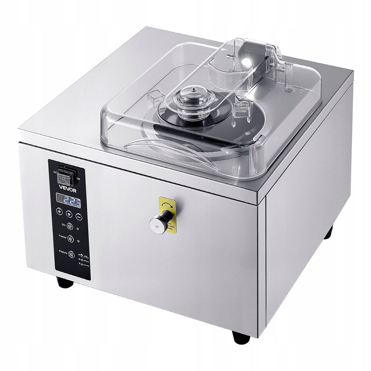 VEVOR PROFESSIONAL ICE CREAM MACHINE 500W 5L H STAINLESS STEEL CYLINDER