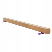 VEVOR FOLDABLE GYMNASTICS BALANCE BEAM 2.4M FOR KIDS STRONG STABLE YELLOW