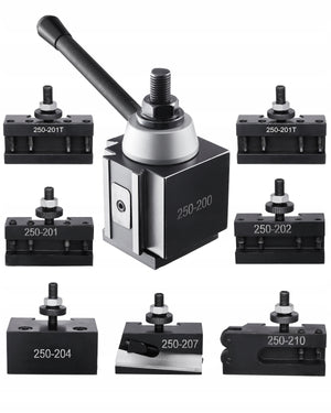 VEVOR QUICK CHANGE TOOL POST SET 8 PCS FOR LATHES 10-15 INCH
