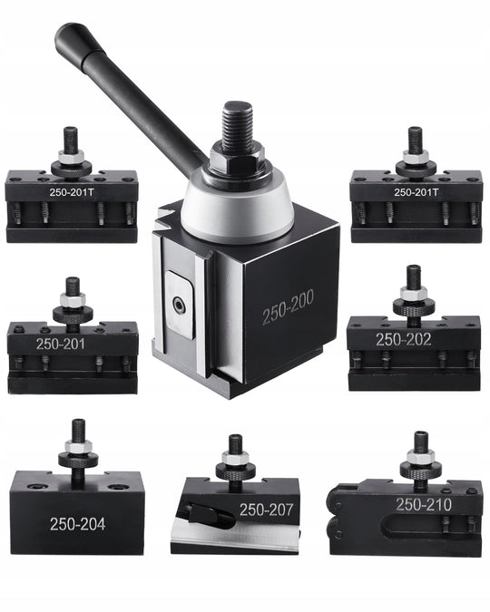 VEVOR QUICK CHANGE TOOL POST SET 8 PCS FOR LATHES 10-15 INCH