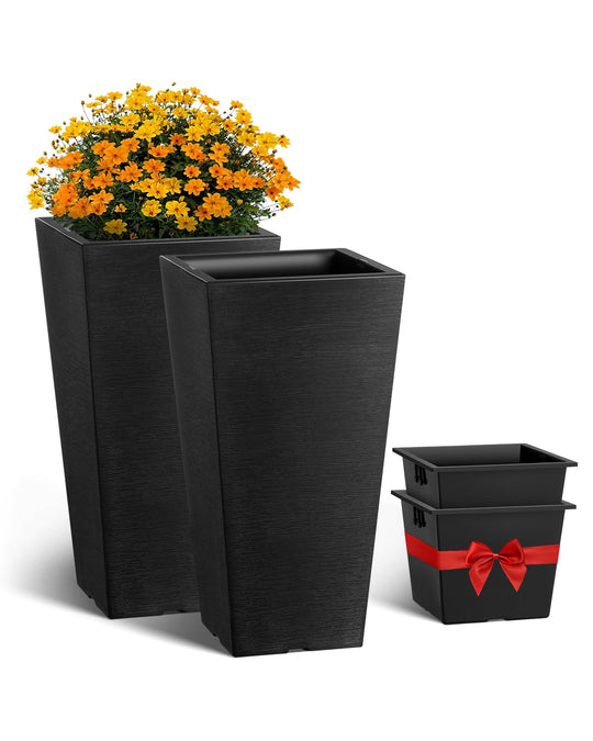 VEVOR PLANTER SET OF 2 LARGE 570MM MODERN DESIGN STRONG SYSTEM