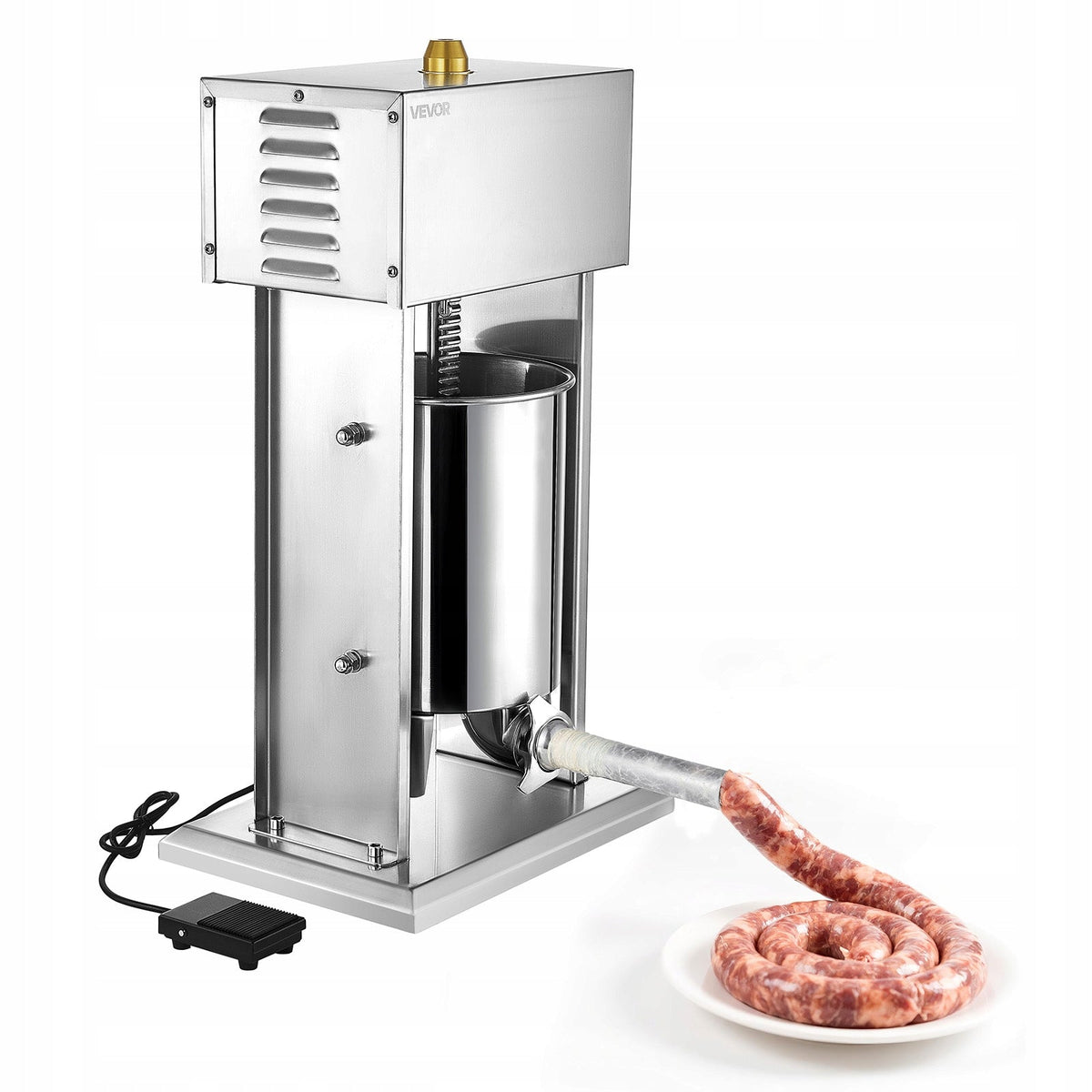 VEVOR 10L 200W ELECTRIC SAUSAGE STUFFER SOLID STAINLESS STEEL