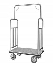 VEVOR PROFESSIONAL HOTEL TROLLEY 544 KG CAPACITY STAINLESS STEEL 8 INCH