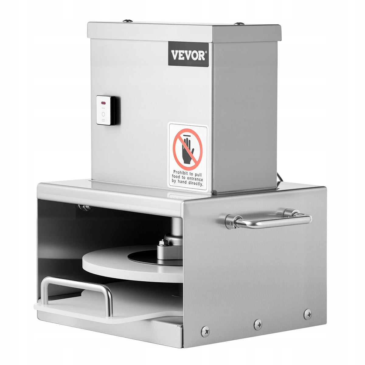 VEVOR ELECTRIC PIZZA DOUGH PRESS 6 INCH STAINLESS STEEL